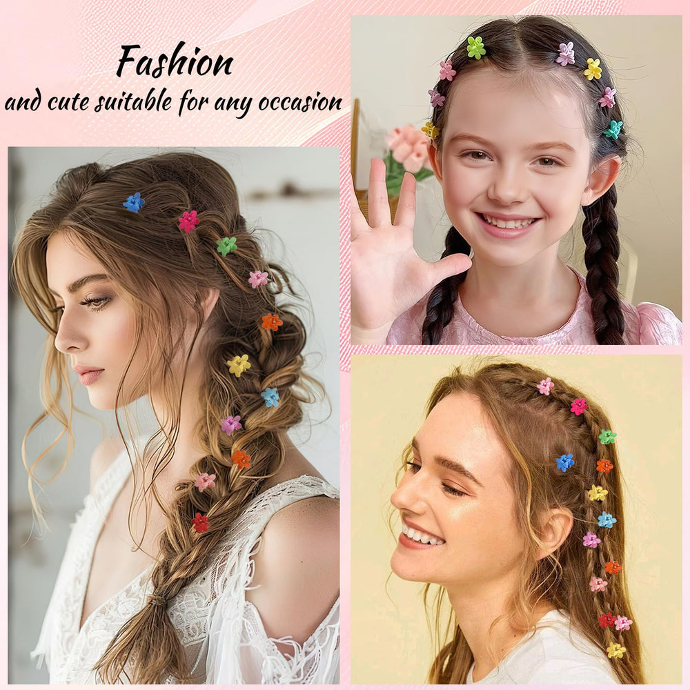 JANYUN flower clip detail showing secure interlocking teeth for hold
