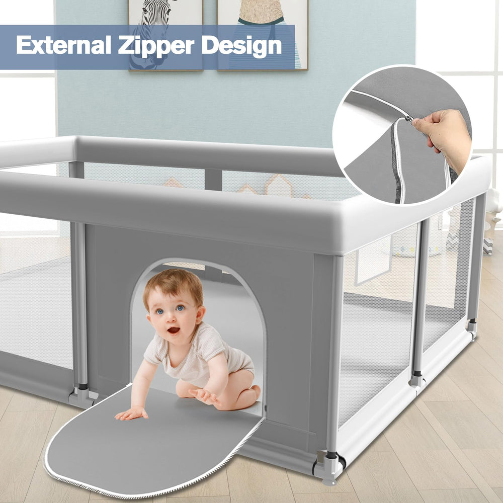 Jaobeem 360-degree mesh design provides clear visibility for caregivers
