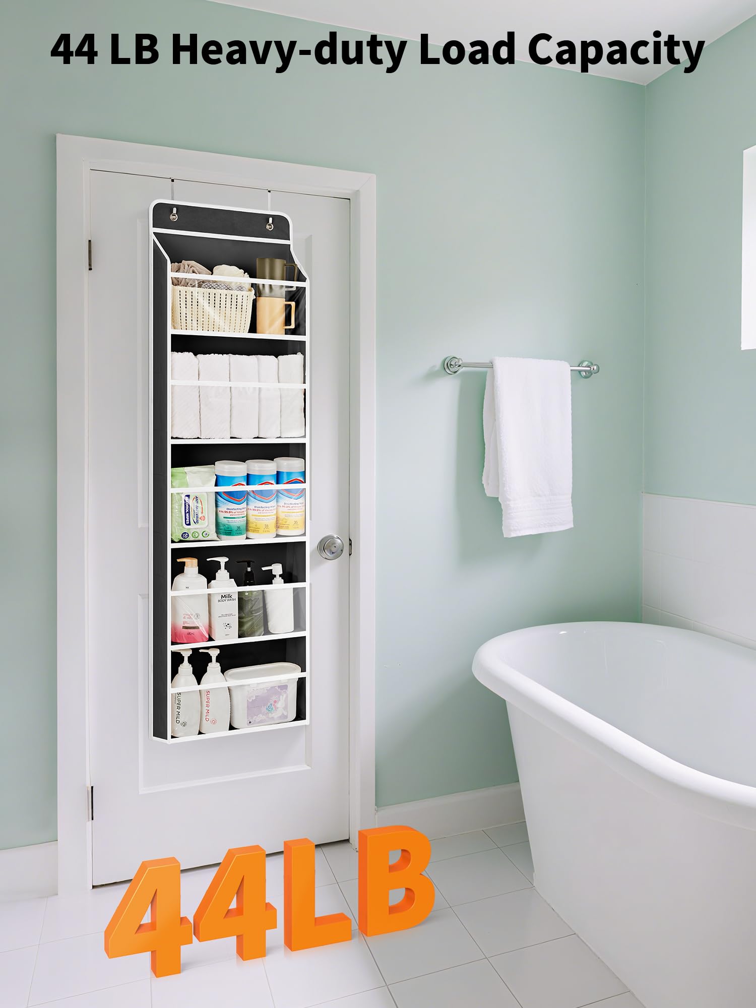 JARLINK over-the-door design fits doors up to 1.98 inches thick