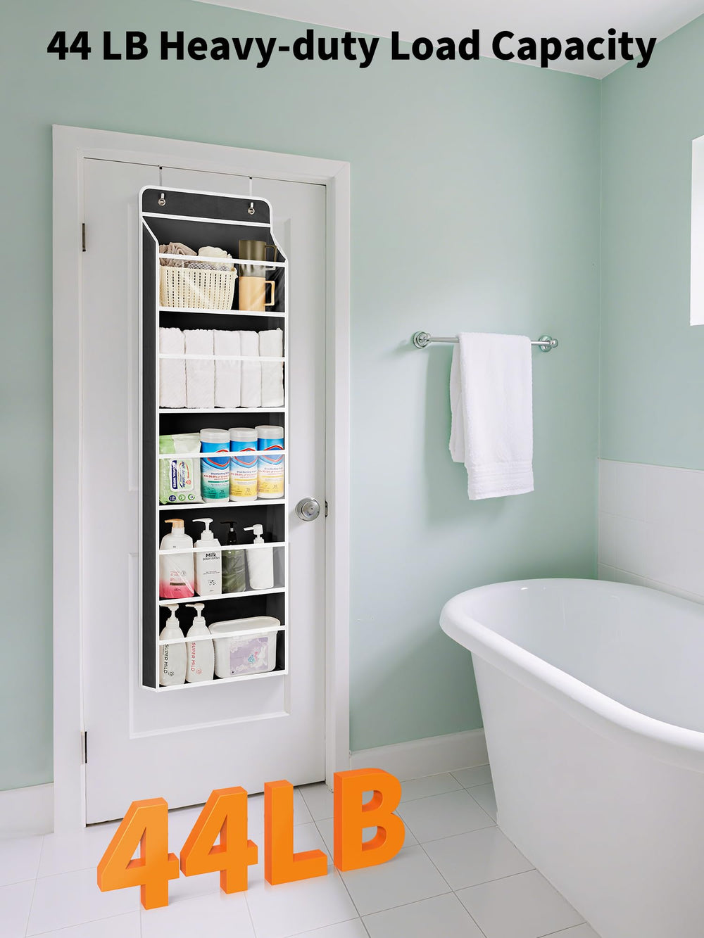 JARLINK over-the-door design fits doors up to 1.98 inches thick