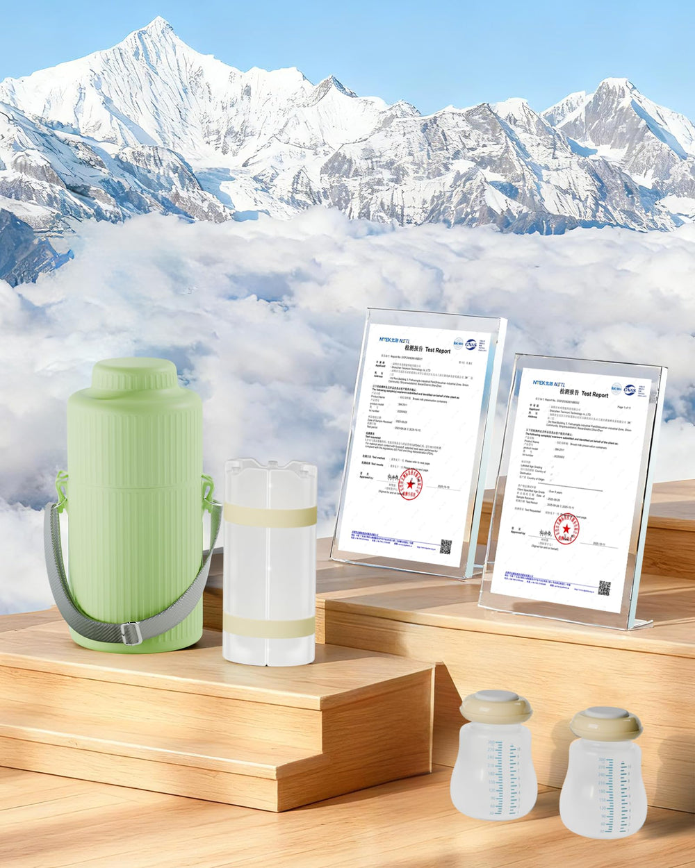 Food-grade BPA-free materials ensure safe milk storage
