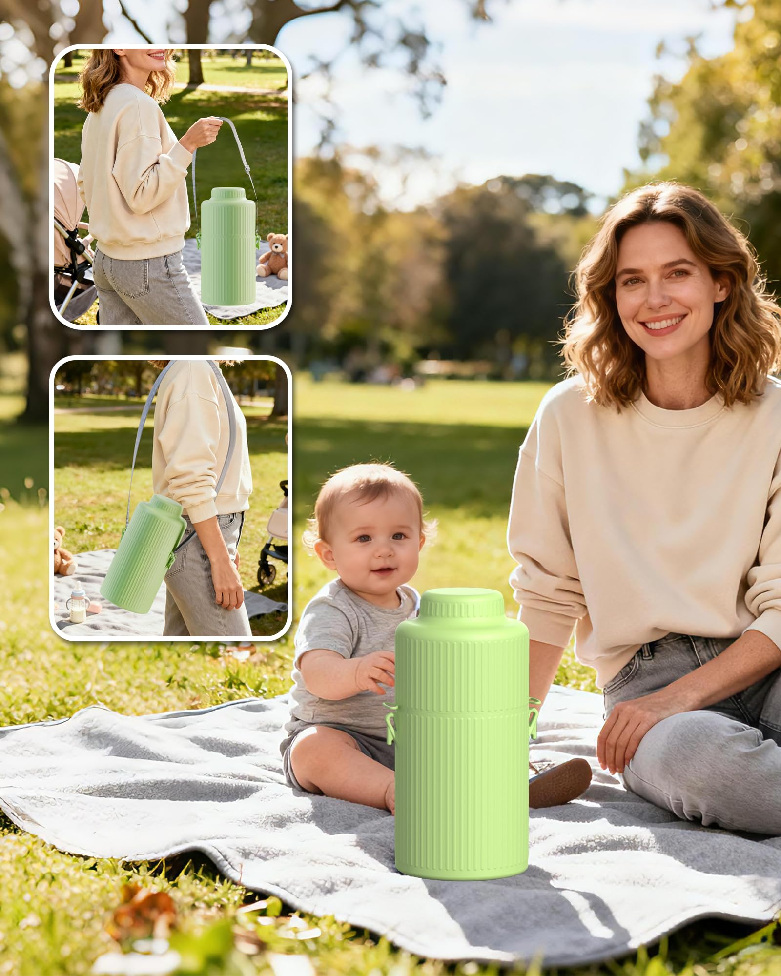 Spacious design to accommodate all-day feeding needs