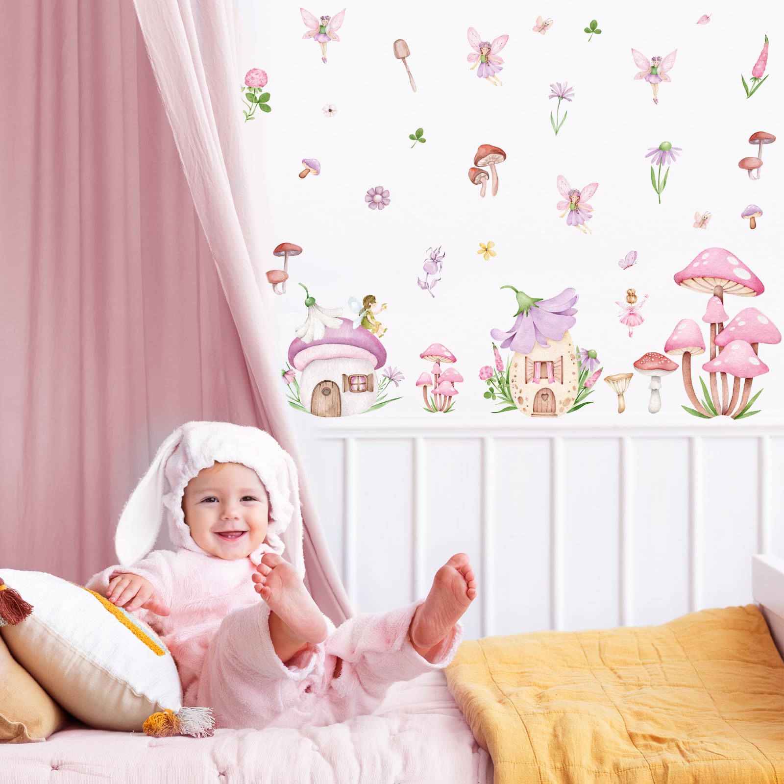 JarThenaAMCS 9-sheet bundle showcases fairy and flowers for versatile decorating.