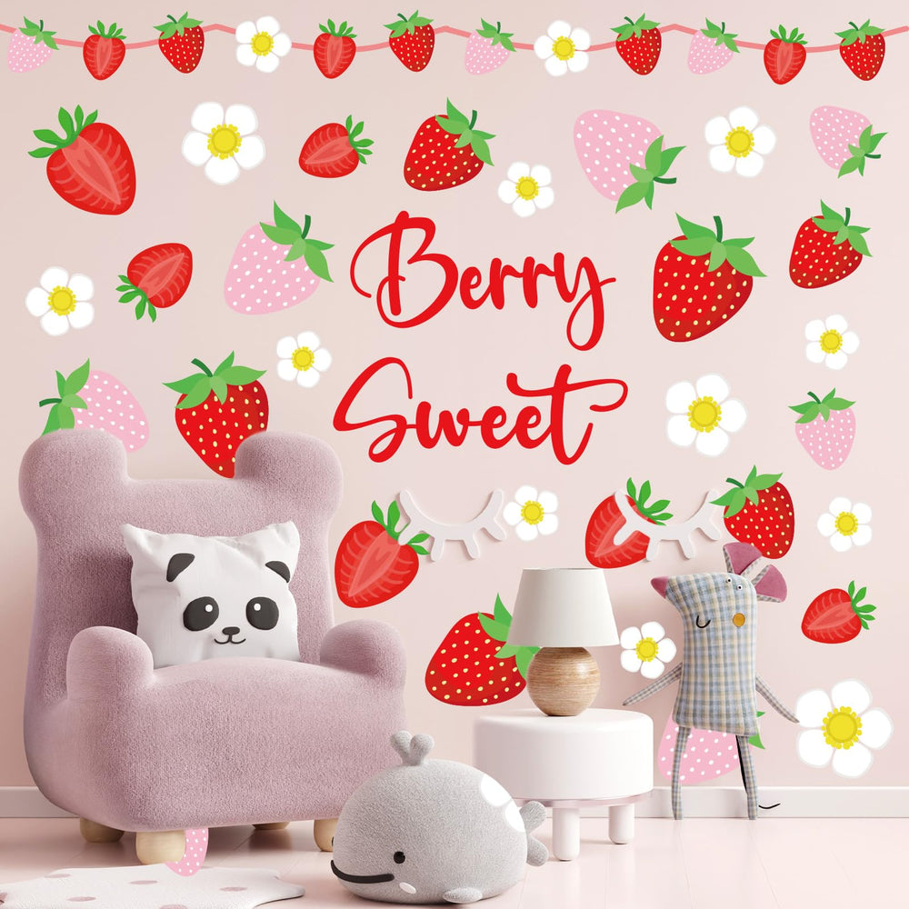 JarThenaAMCS Daisy pattern wall stickers add year-round charm to rooms.