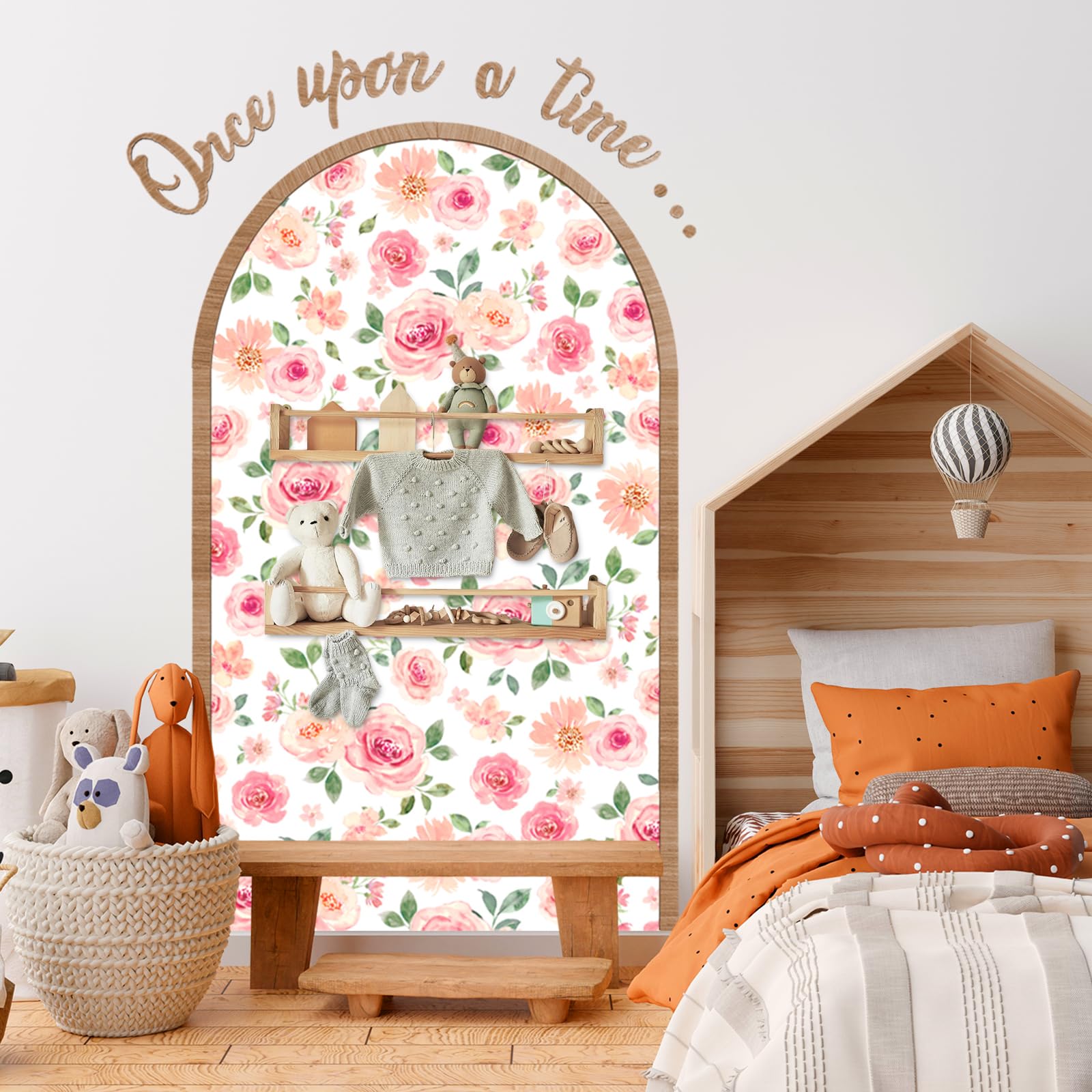JarThenaAMCS transparent decals offer bubble-free application for a clean wall finish.