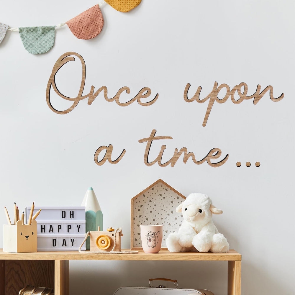 JarThenaAMCS beech wood sign withstands reuse across seasons as home decor accent