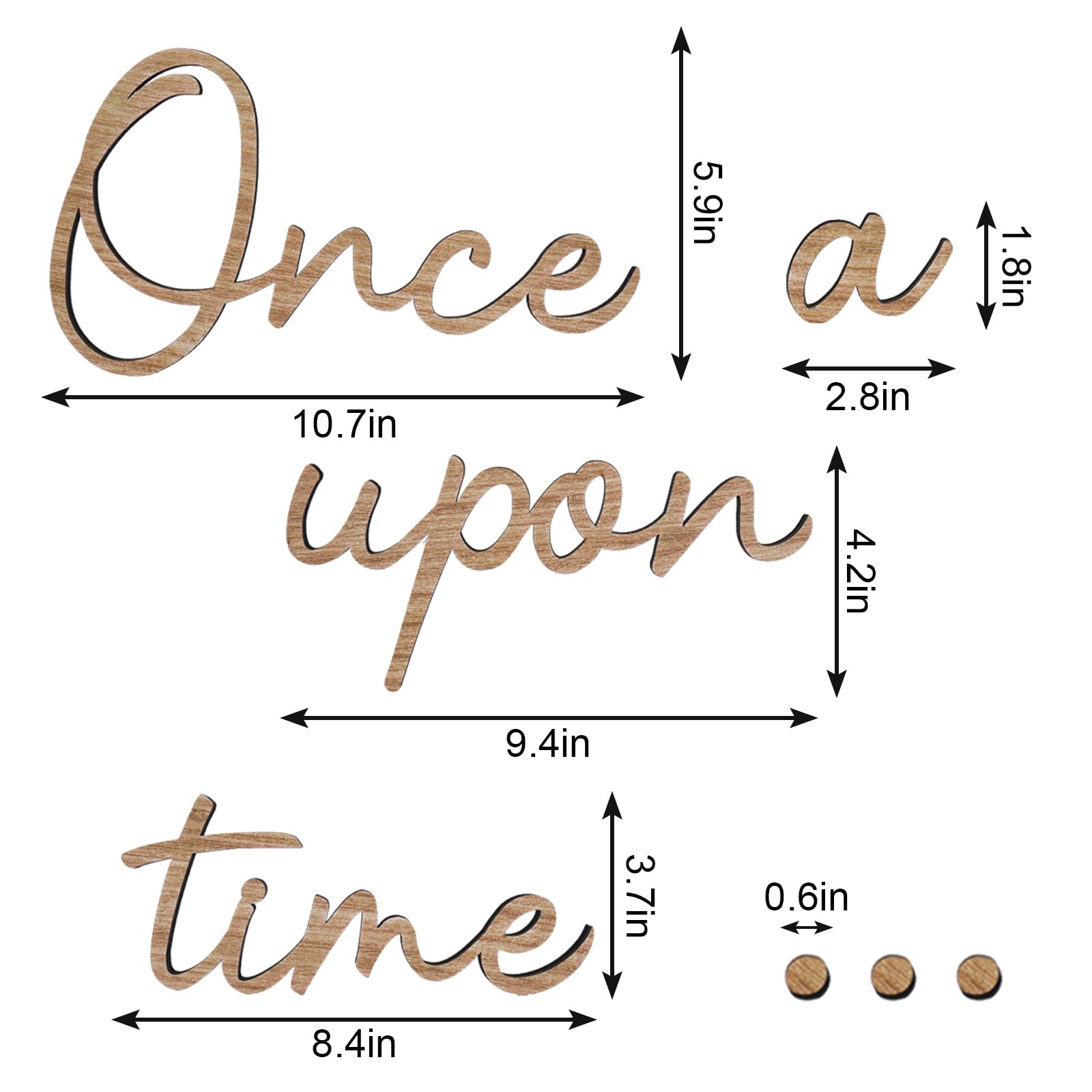 JarThenaAMCS sign reading corner display enhances baby's room with fairy tale flair
