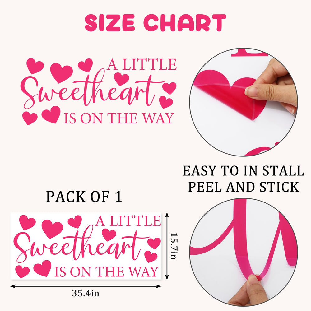 JarThenaAMCS pink heart backdrop for Valentine’s décor and photo moments.