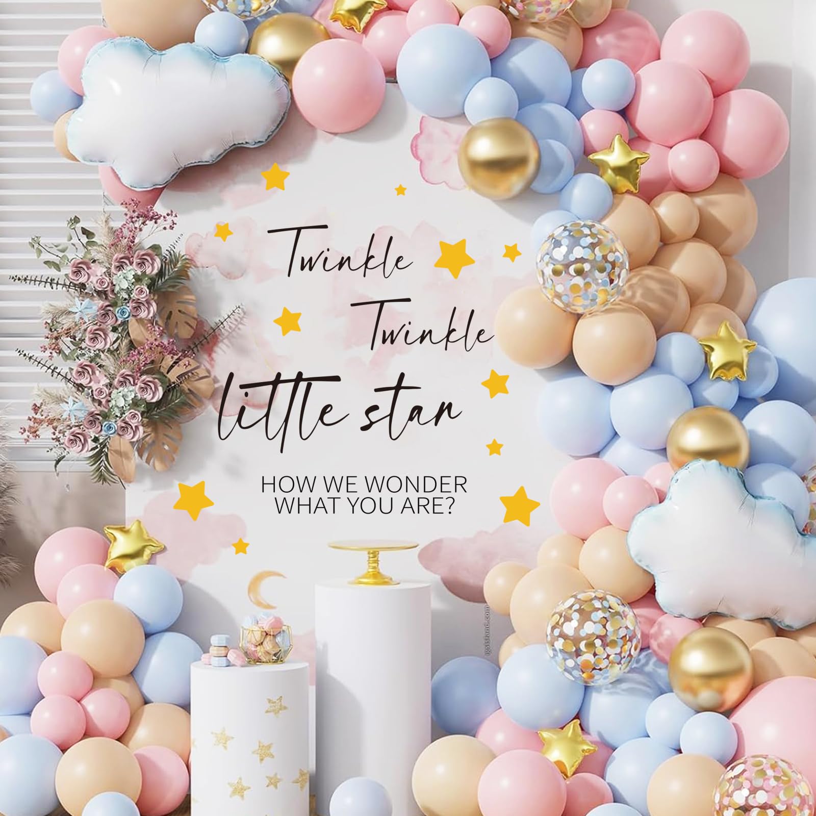 JarThenaAMCS star-themed party decal adds vibrancy to celebrations.