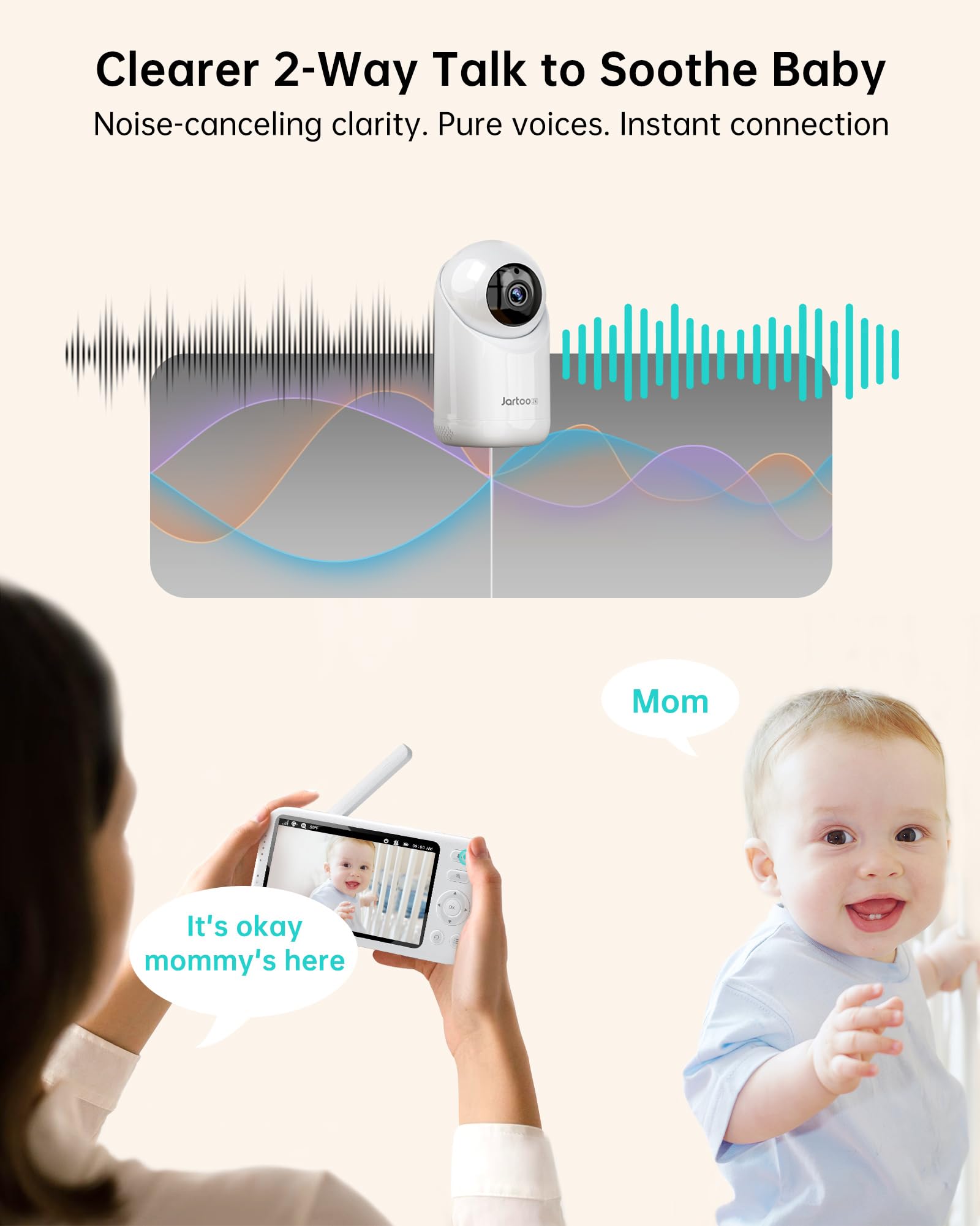 Jartoo infrared night vision delivers clear images in darkness.