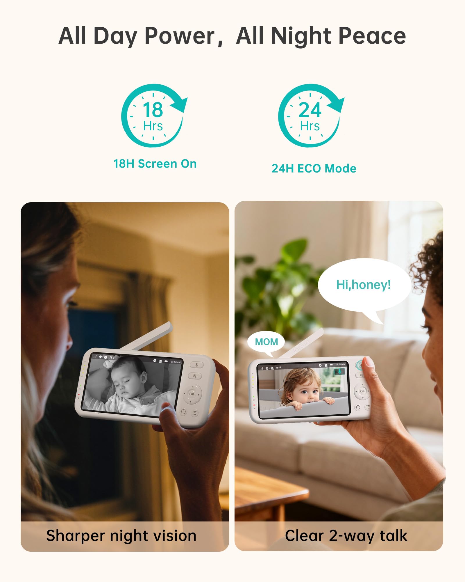 Jartoo white noise and lullabies help ease bedtime routines