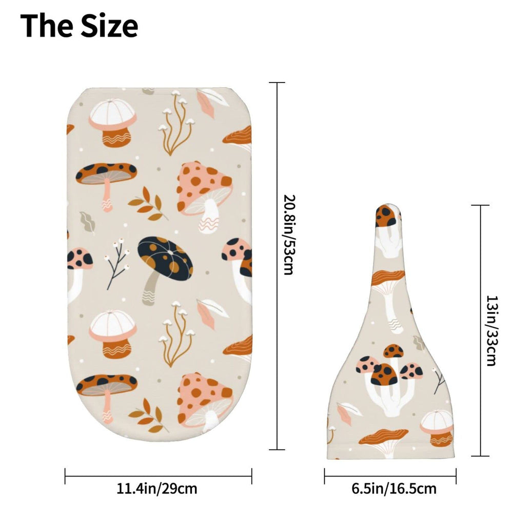 Jarverce mushroom swaddle set with hat, newborn photo-ready