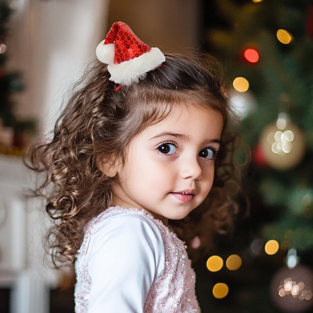 JATOMSSM Kids Christmas hair clip ideal for parties and photos.