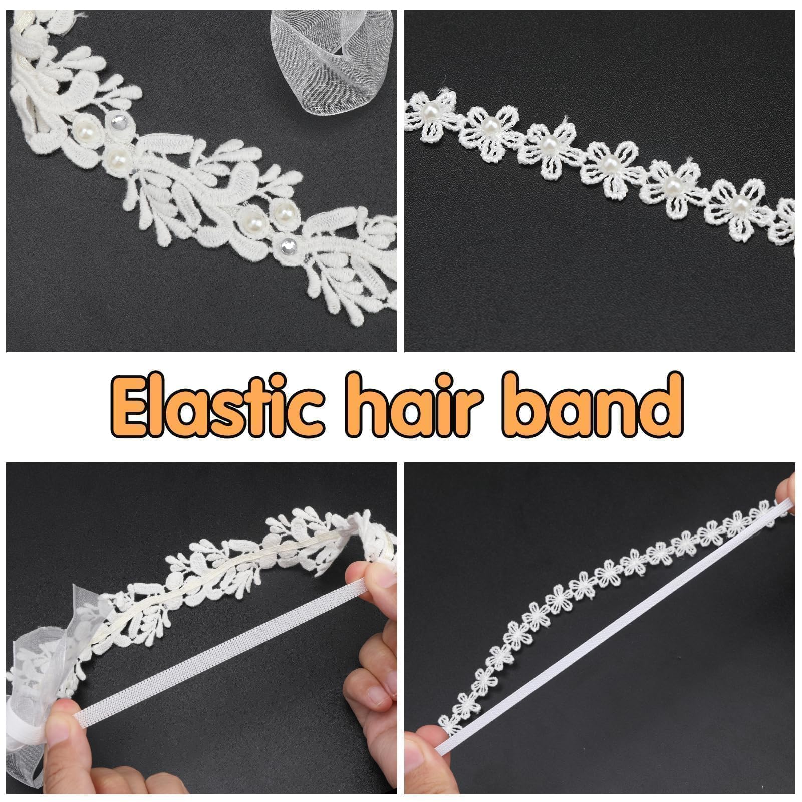 Jawfait headband showing elastic band for secure, mark-free fit
