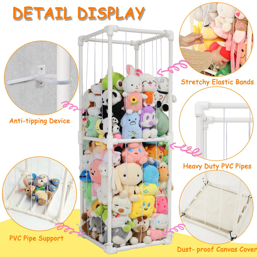 JAWNLITY zoo organizer open side panel highlights four-sided design for retrieval