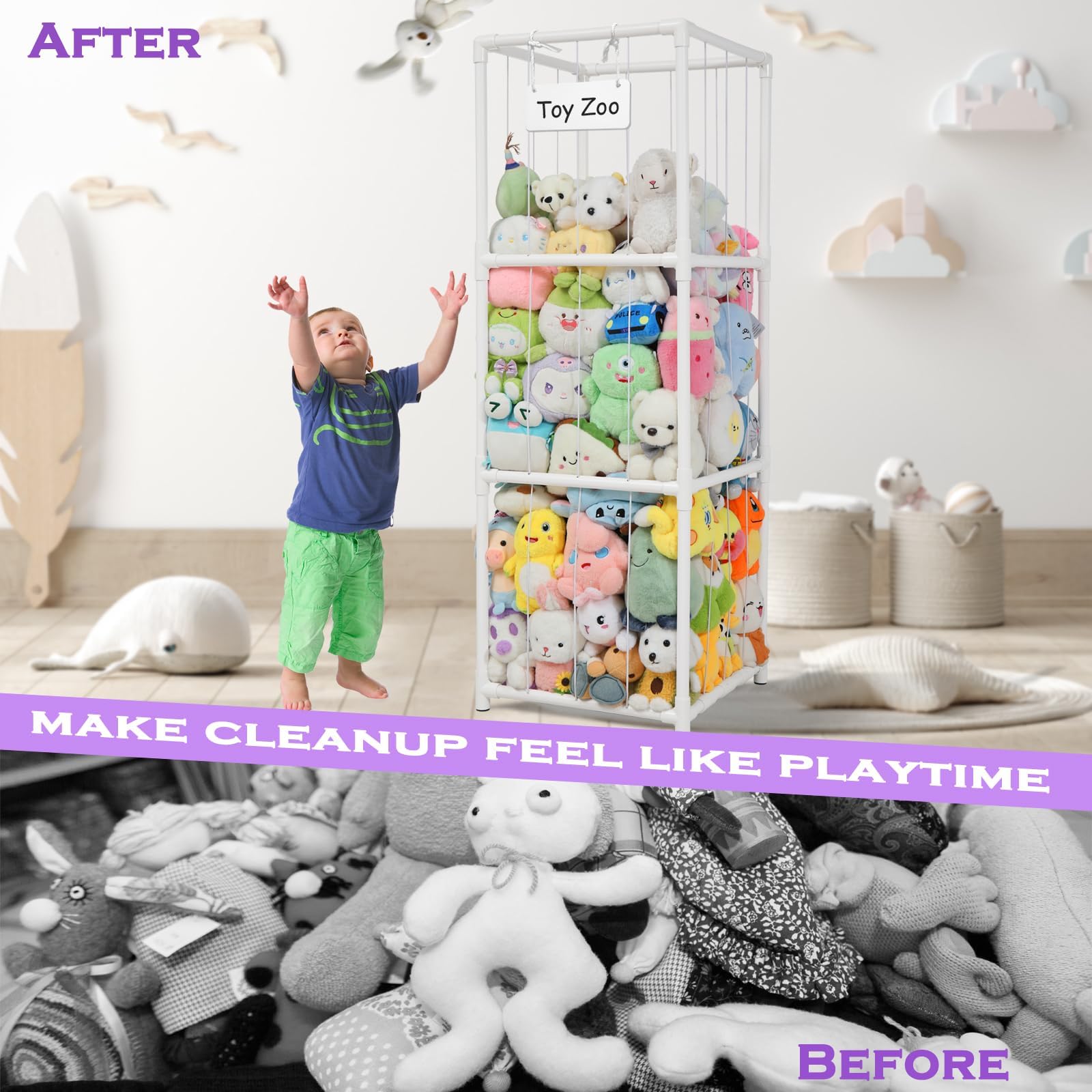 JAWNLITY zoo storage makes a playful gift idea for birthdays or holidays.
