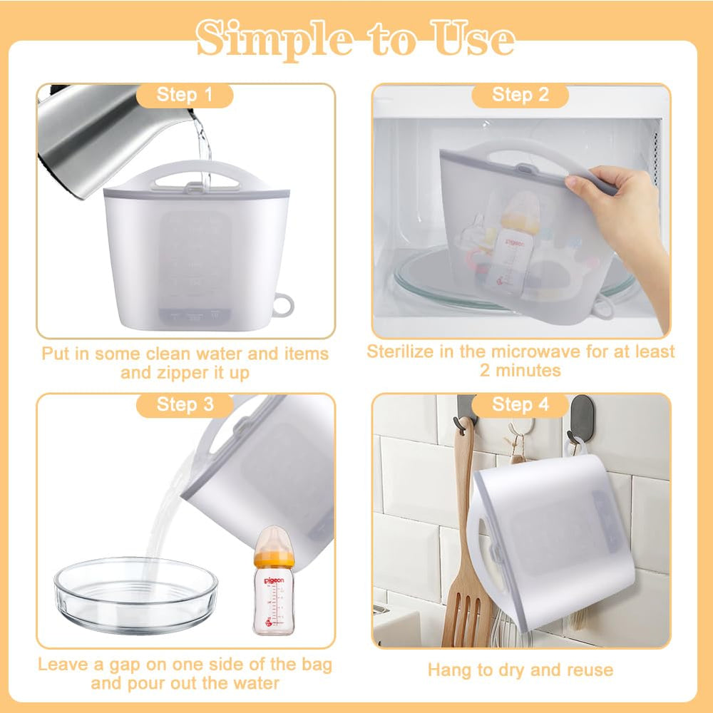 Jaxbo durable silicone bag reduces waste compared to disposable options.