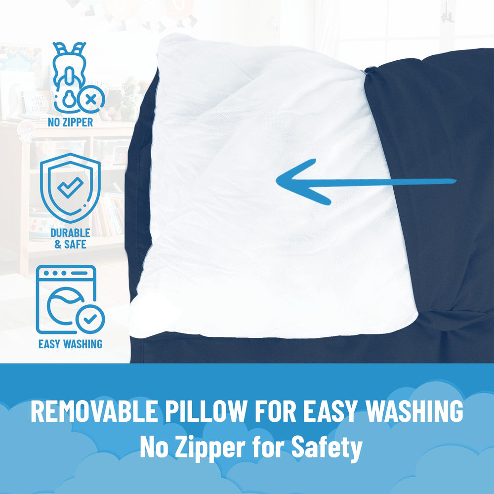 Nap mat carry handle for easy transport on the move
