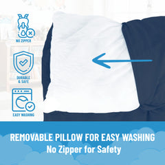 Nap mat carry handle for easy transport on the move