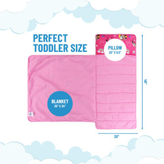 Minnie Mouse nap mat features removable pillow for easy cleaning and travel comfort.