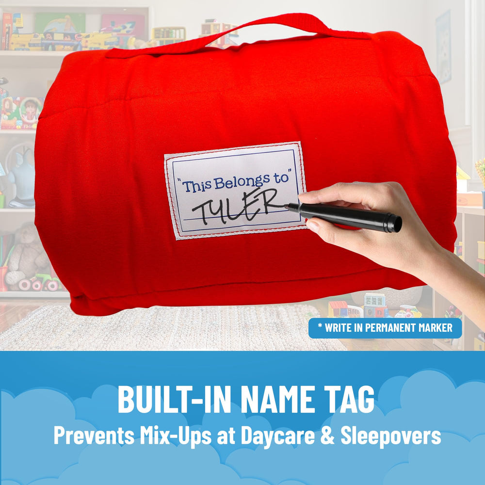 46x20 surface of the Spiderman nap mat ideal for lounging.