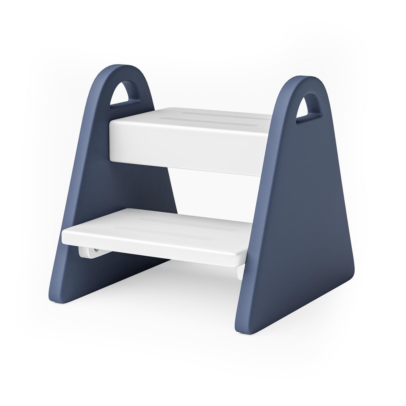 Jcmairui toddler step stool with handles offers safe reach for bathroom tasks.