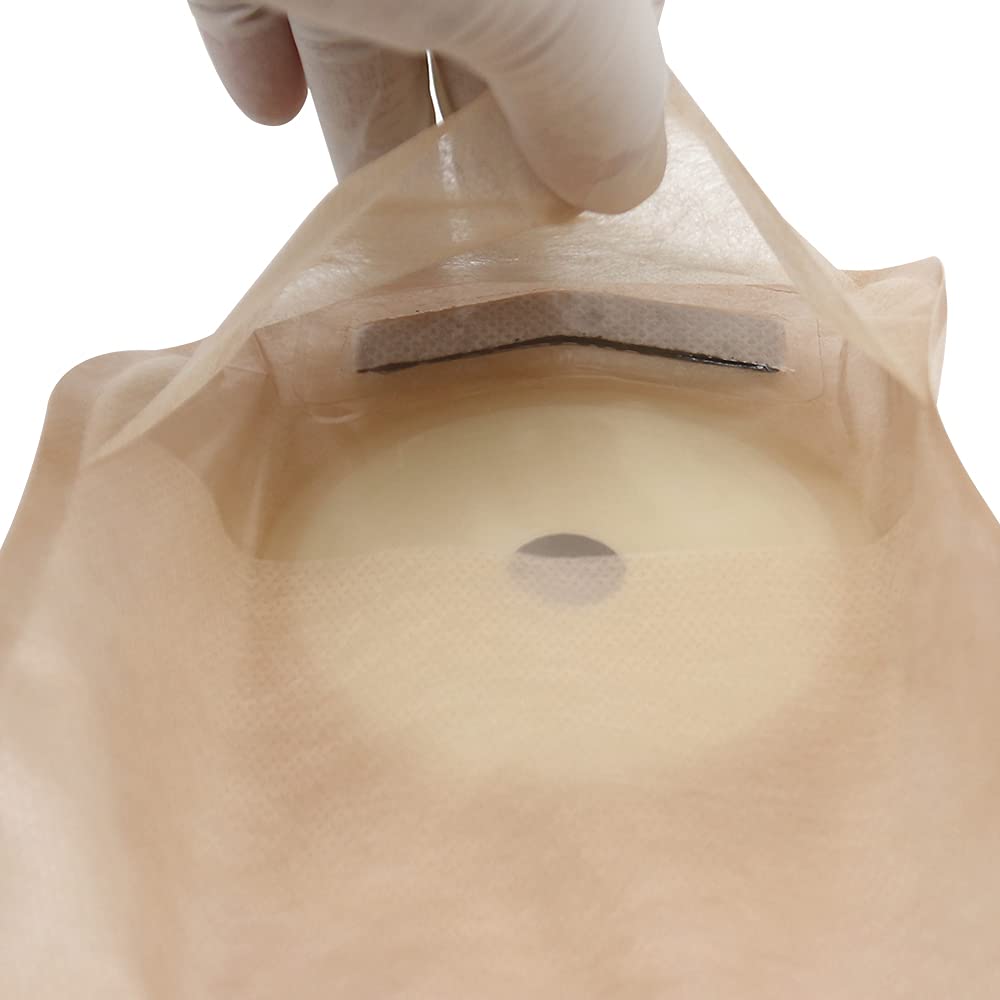 Jctracy colostomy bag closure system with Hook & Loop.