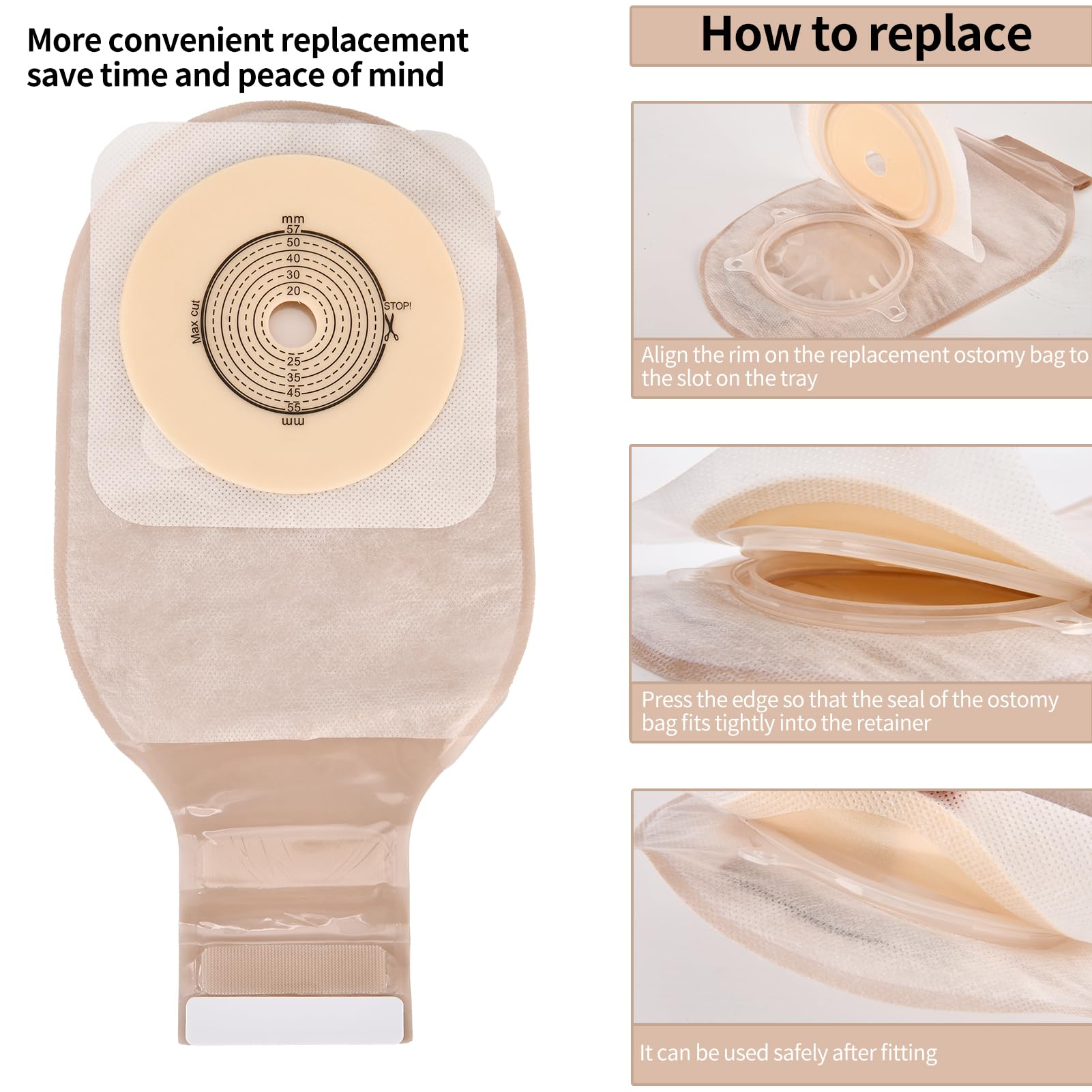 Jctracy non-woven outer ring detail enhances comfort and fit.