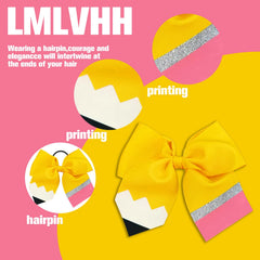 JDNBFN Handwritten-name option personalizes the hair bow.