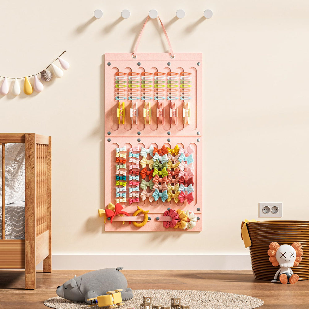 Large 13.8 by 26 inch area accommodates bows of various sizes.