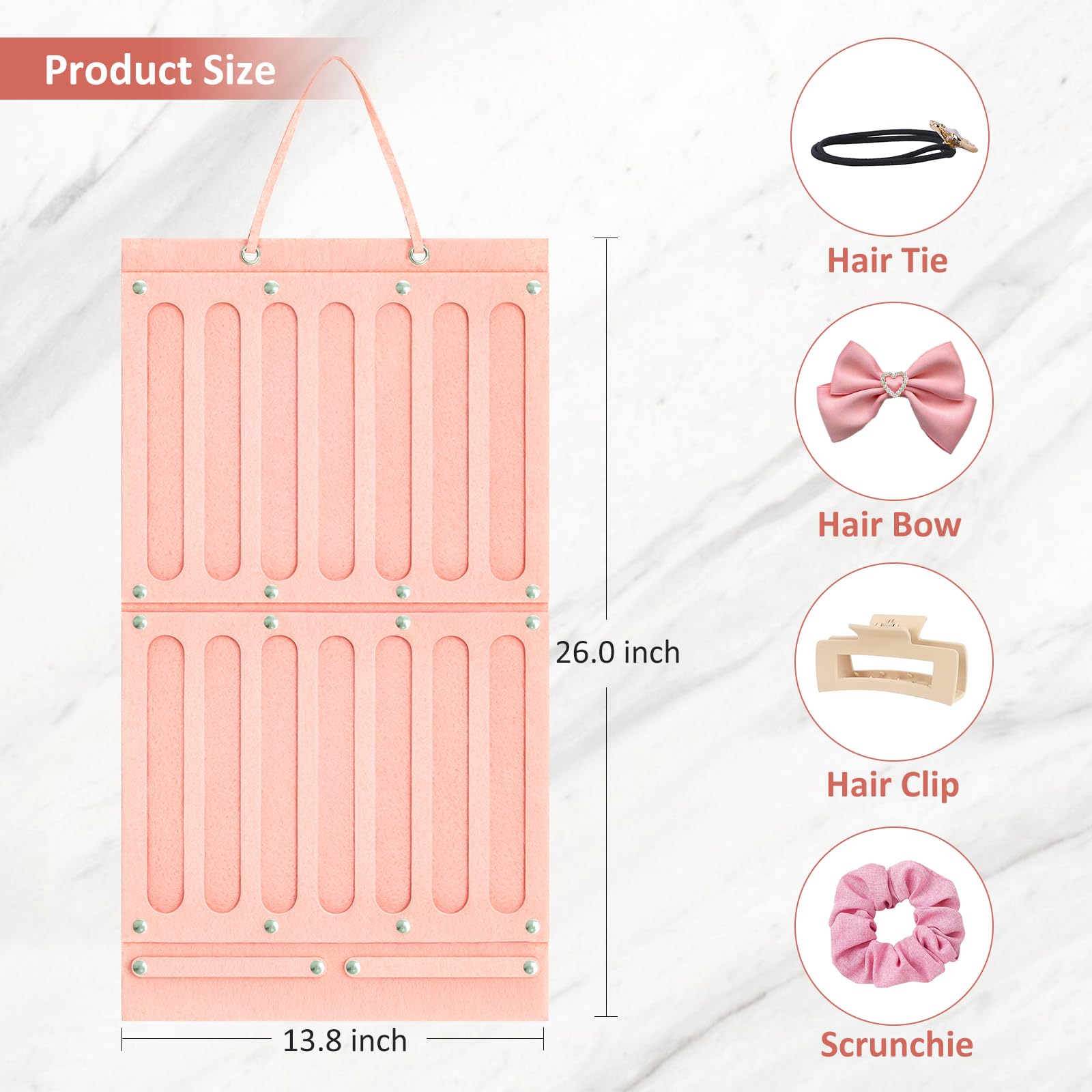 Door-mounted JDOTL organizer saves space while keeping items visible and reachable.