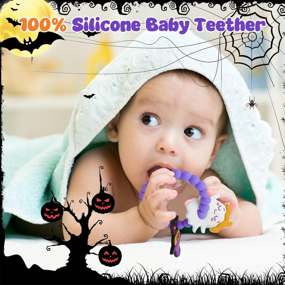 JDSTY dishwasher-safe teether for quick cleanup after playtime.