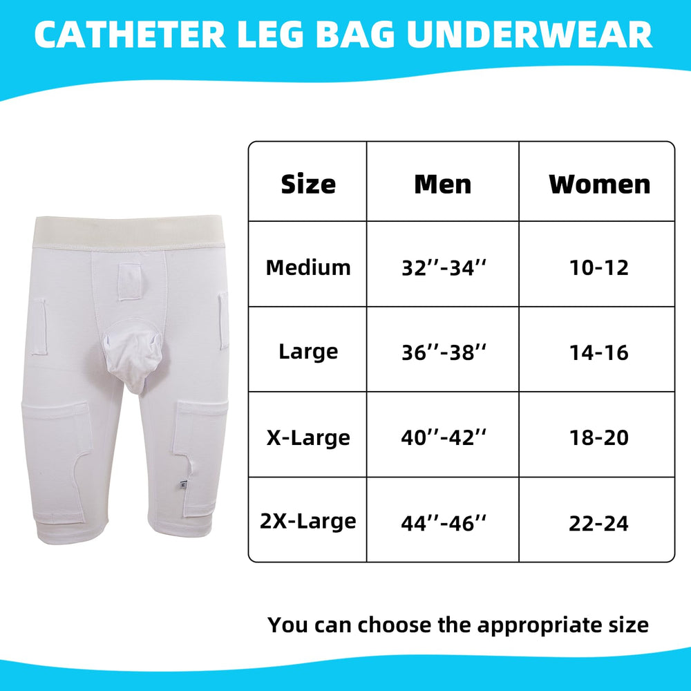 JDVBDNK catheter leg bag holder with cotton-nylon fabric for comfort.