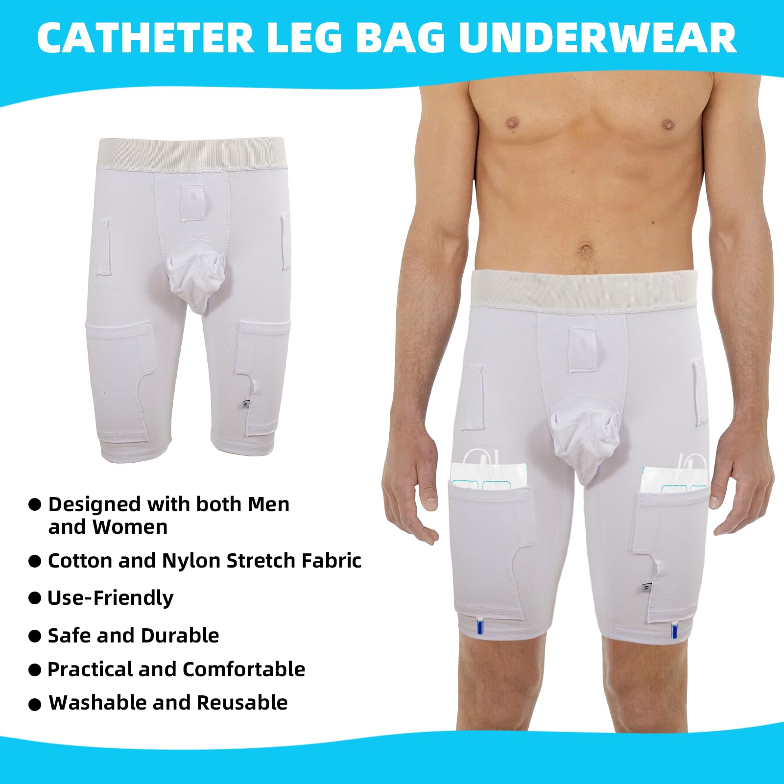 JDVBDNK unisex bag holder keeps tubes protected and prevents shifting.
