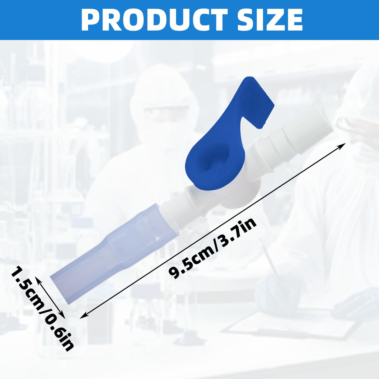 JDVBDNK catheter valve with lever tap enables easy one-handed operation.