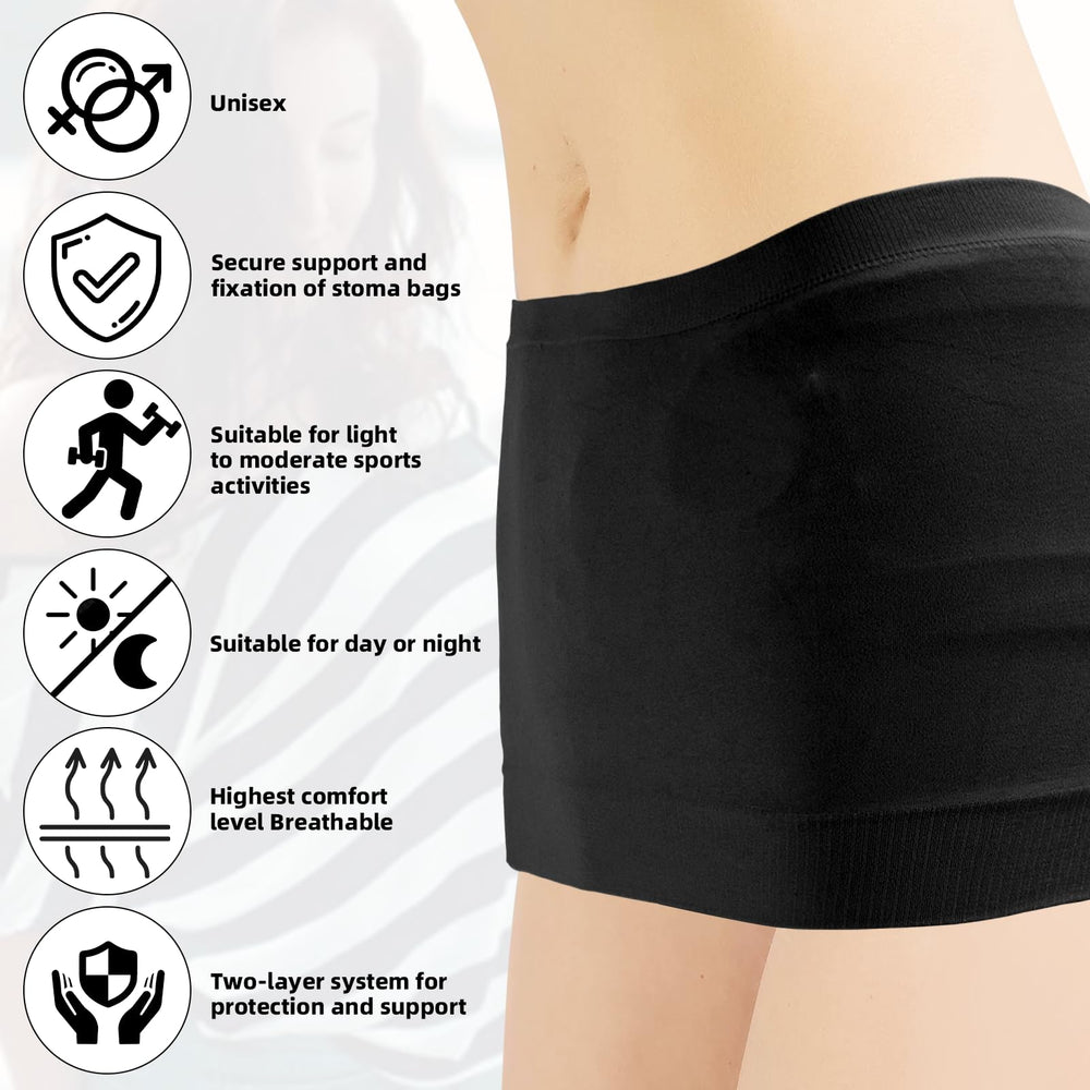 JDVBDNK ostomy wrap size guide helps you pick a comfortable fit.