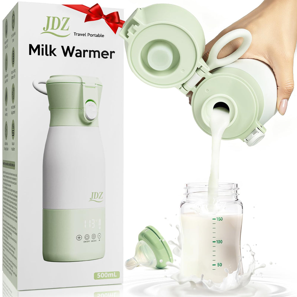 JDZ portable bottle warmer exterior insulated for on-the-go use