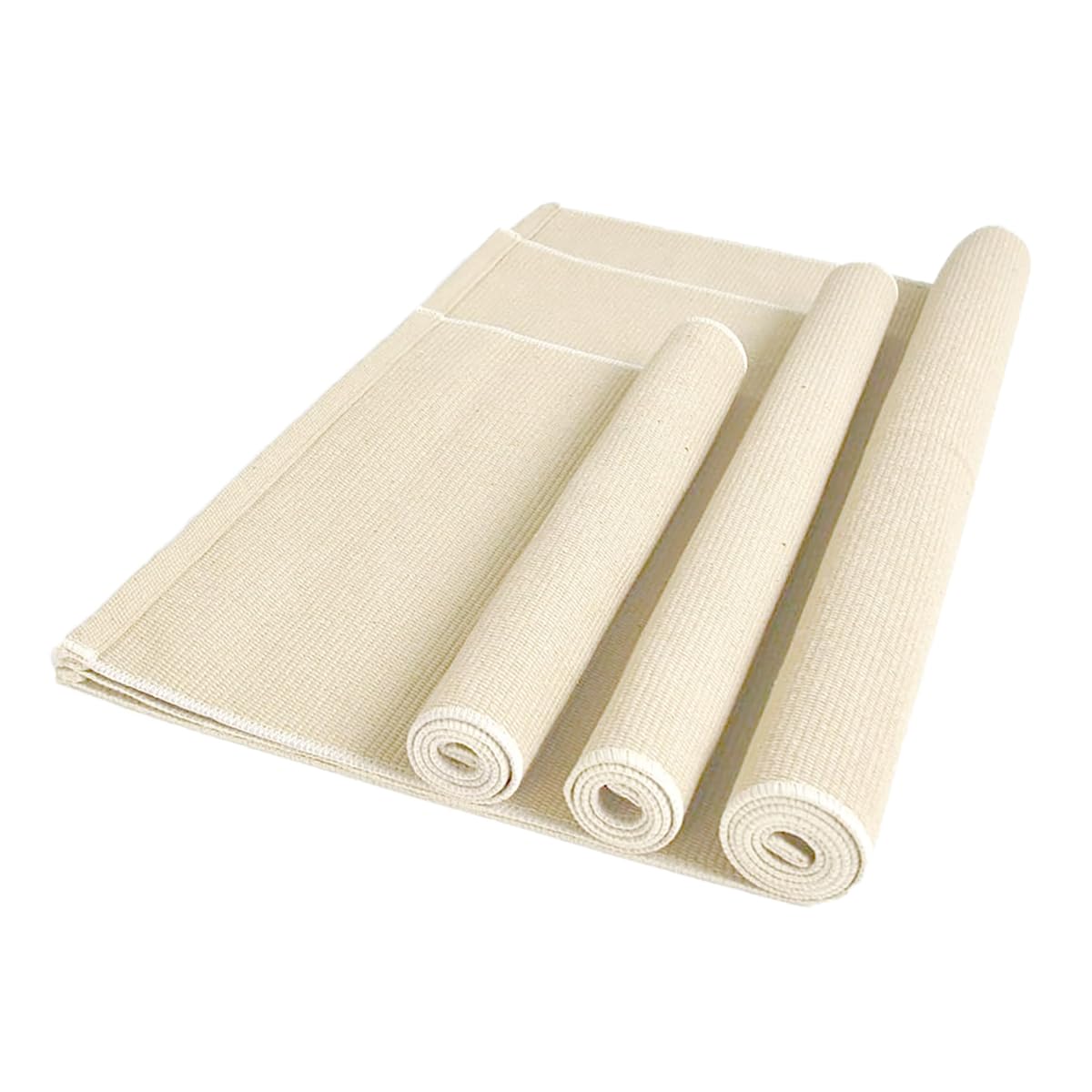 JE JOUE Montessori rug close-up shows soft cotton and smooth edges for toddler safety
