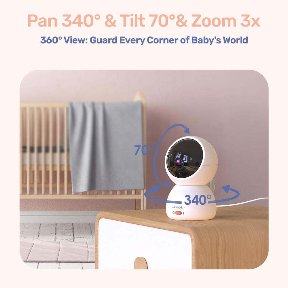 jeeber two-way audio helps soothe baby from another room