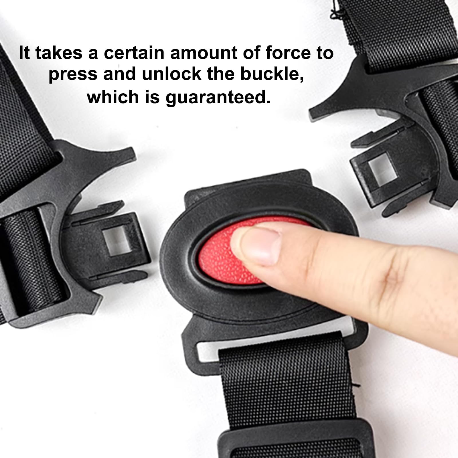 jeeone adjustable fit showing shoulder and waist straps on a chair