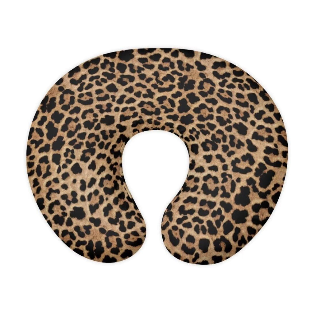 Jeiento brown leopard nursing pillow cover, stylish for feeding sessions