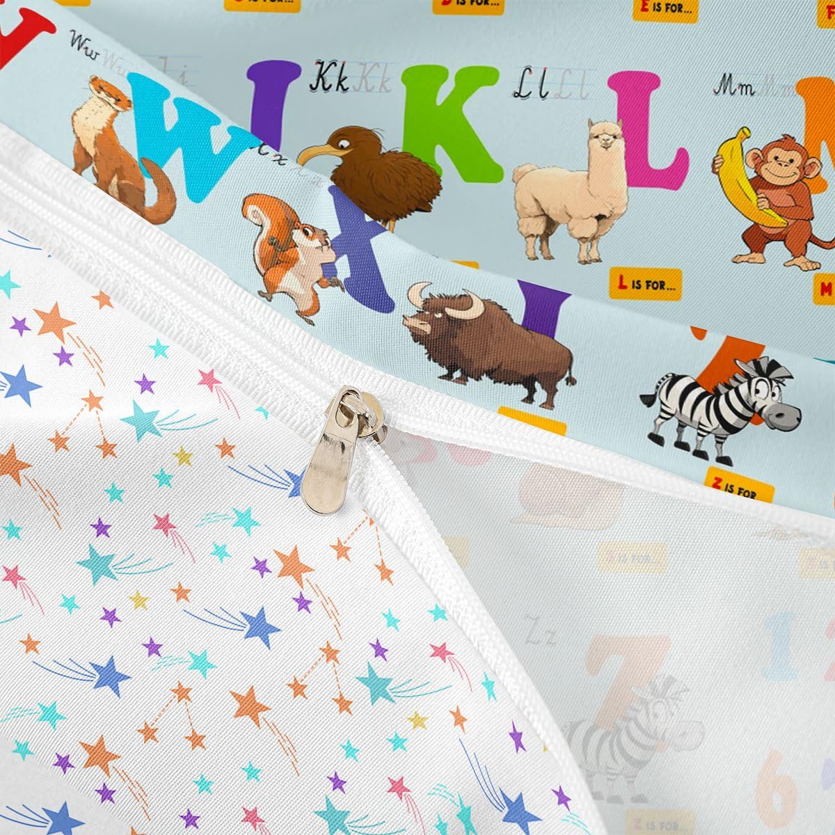 Jejeloiu twin size label for easy room planning