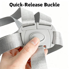 Jekarsy two 5-point harnesses shown with secure restraint.