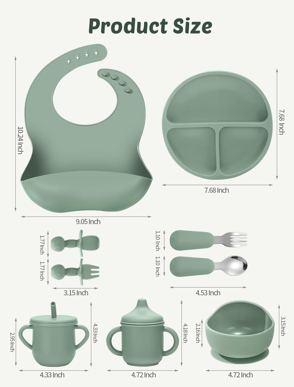 JELLDJK adjustable bib hugs the neck with four sizes.