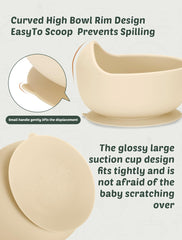 JELLDJK silicone spoons and forks offer soft grips for little hands.