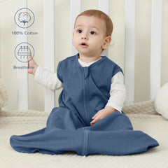 JELLYMONI baby sleep sack 0.5 tog keeps baby comfortable during mild temperatures.