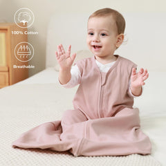 JELLYMONI Sleep Sack with 2-way zipper enables easy nighttime diaper changes.