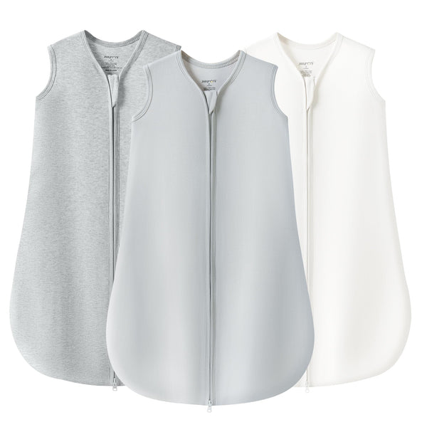 Jellymoni baby sleep sack front view with soft organic cotton for cozy sleep.