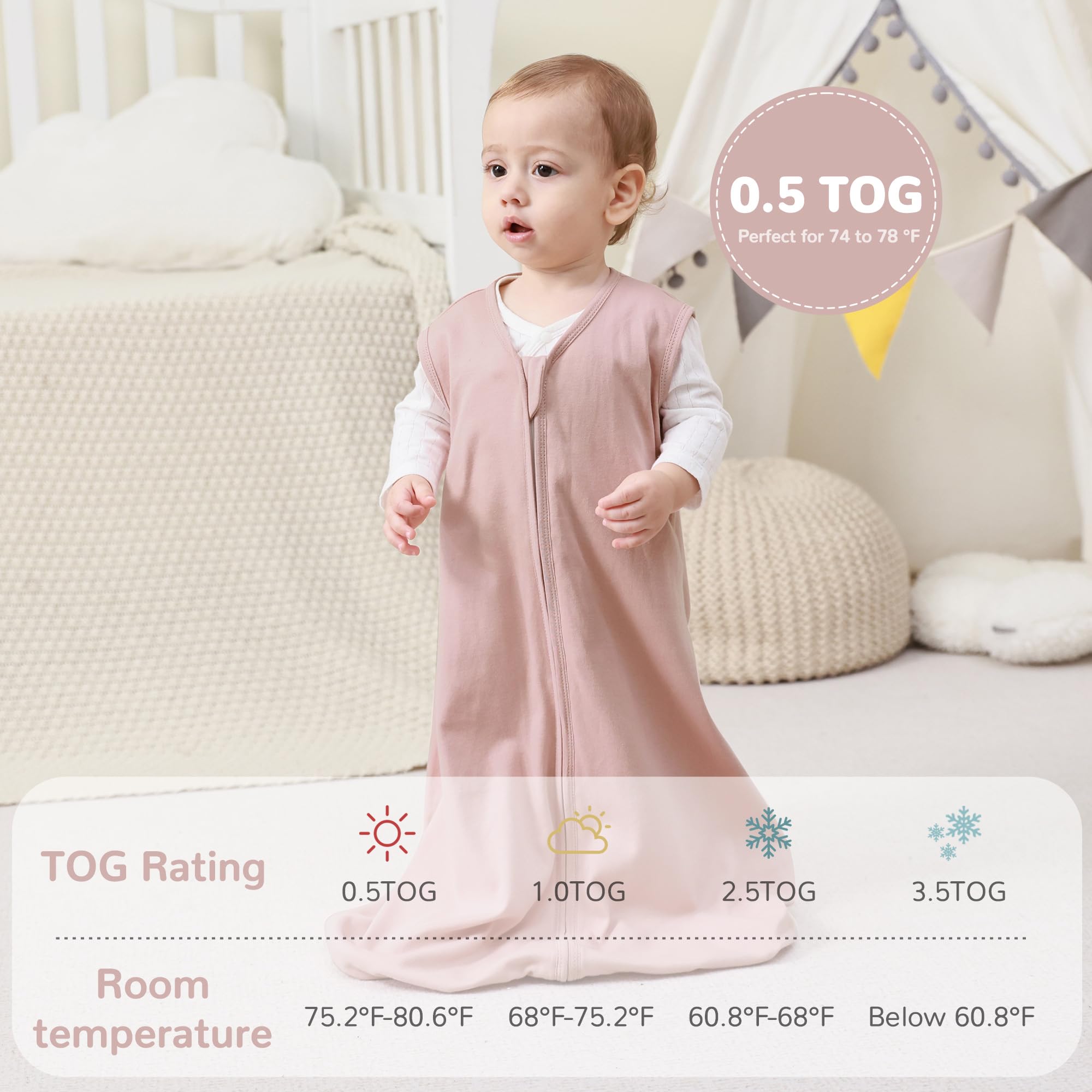 JELLYMONI Sleep Sack makes nighttime diaper changes smoother and less disruptive.