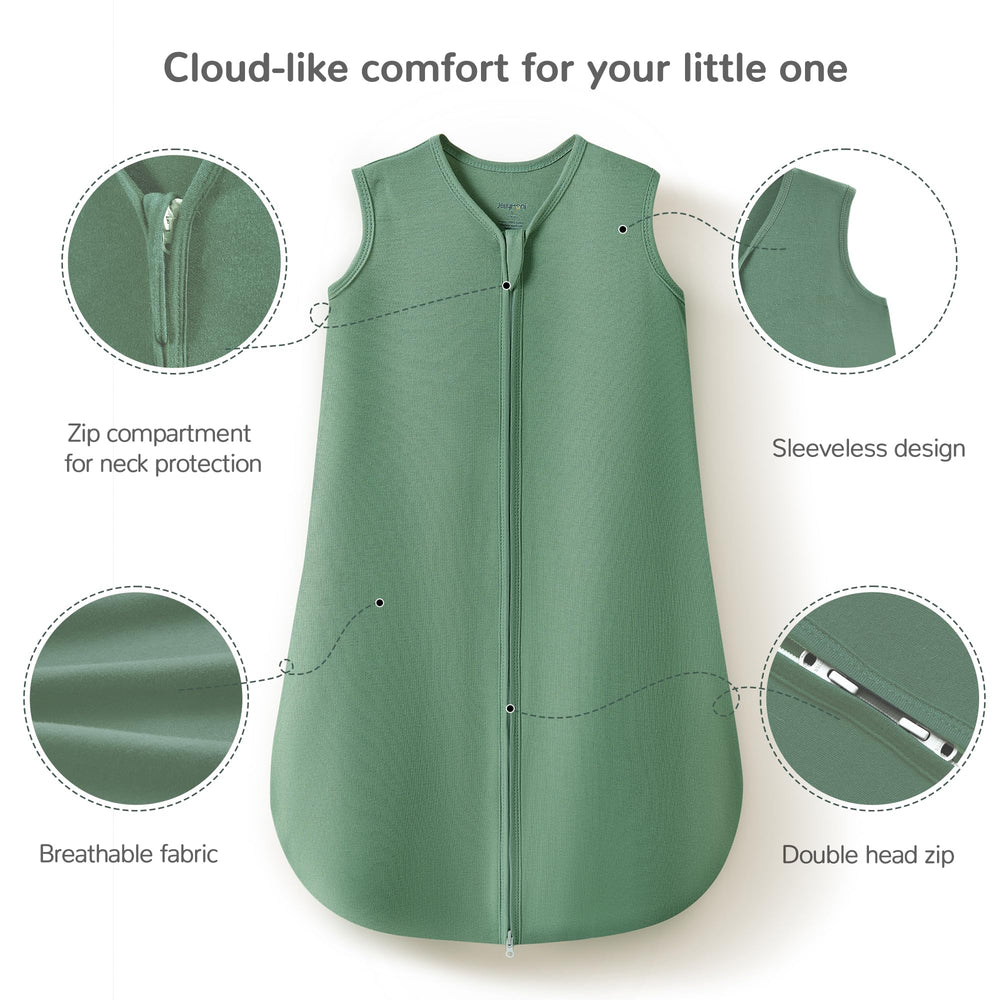 JELLYMONI baby sleep sack safe sleep with CPSC-aligned design helps peace of mind.